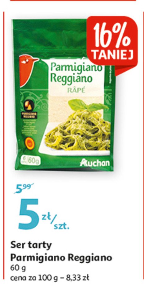 Ser parmigiano reggiano rape Auchan promocja