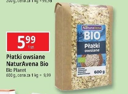 Płatki owsiane ekologiczne Naturavena promocja