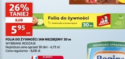 Folia do żywności 30 m Jan niezbędny promocja