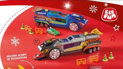 Wyrzutnia samochodzików, różne rodzaje promocja w Biedronka