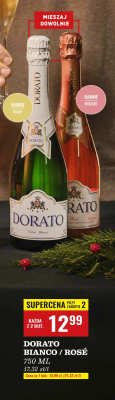 Wino musujące Dorato Rosé różowe promocja w Biedronka