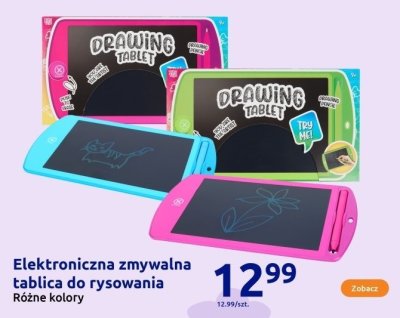 Elektroniczna zmywalna tablica do rysowania różne kolory promocja w Action