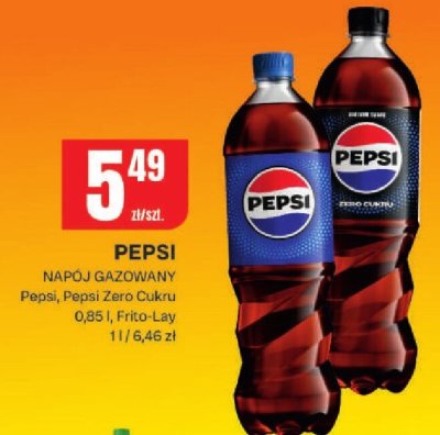 Napój gazowany PEPSI Pepsi, Pepsi Zero Cukru, Frito-Lay promocja w Chorten