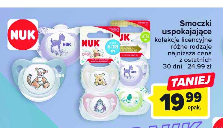 Smoczek uspokajaj膮cy 6-18 mies. Nuk promocja