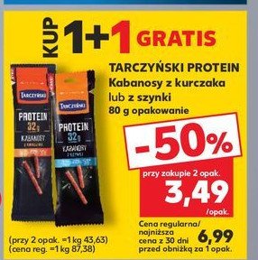 Kabanosy z szynki Tarczyński protein promocja