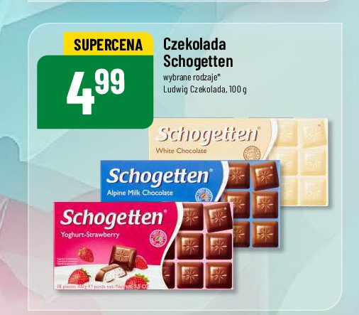 Czekolada alpine milk Schogetten promocja w POLOmarket