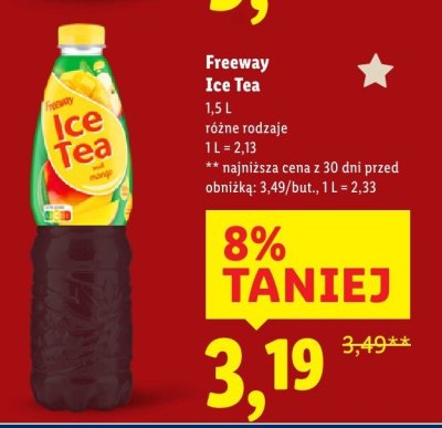 Napój Ice Tea promocja w Lidl