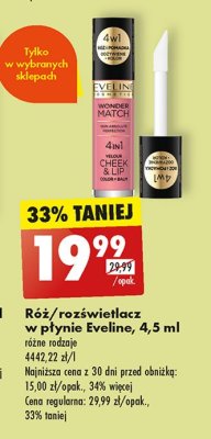 Róż i pomadka do ust Eveline wonder match promocja