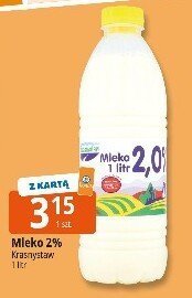 Mleko Krasnystaw 2% promocja w Leclerc