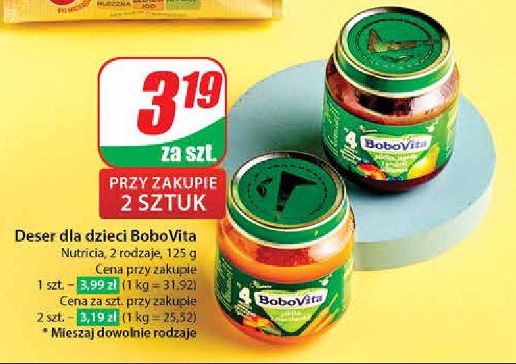 Deser jabłka-jagody-gruszki williamsa Bobovita promocja