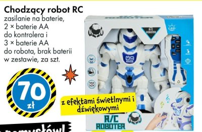 Chodzący robot RC promocja w Tedi