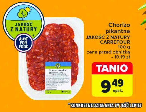 Chorizo pikantne Carrefour promocja