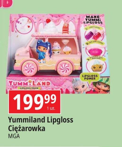 Pojazd yummiland lipgloss Mga promocja w Leclerc