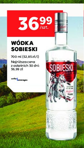 Wódka SOBIESKI 333 promocja