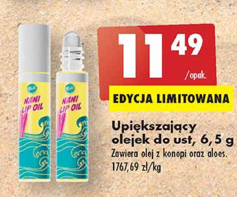 Olejek do ust Bell nani lip oil promocja