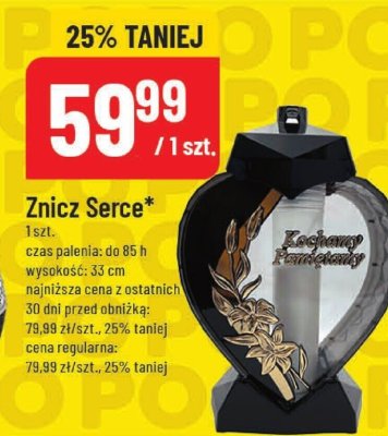 Znicz Serce promocja w POLOmarket