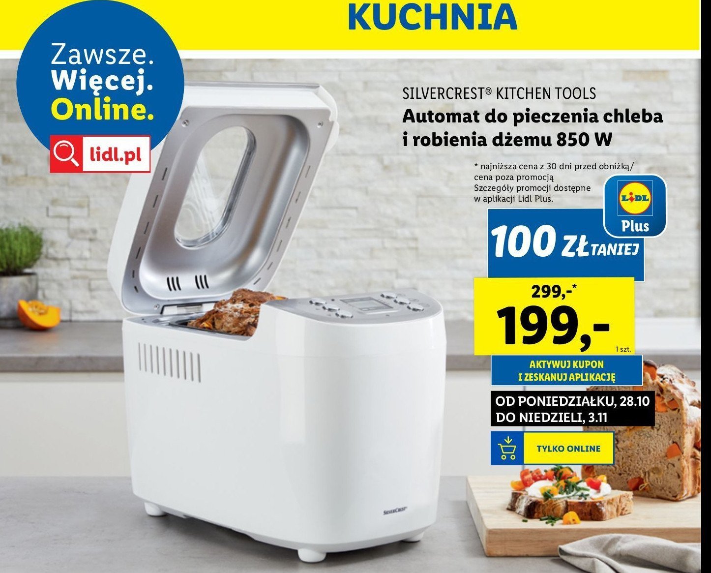 Automat do pieczenia chleba i robienia dżemu Silvercrest promocja