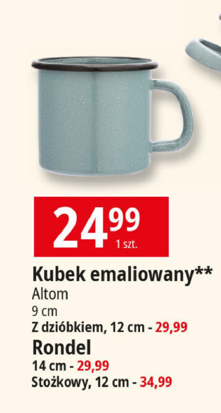 Rondel stożkowy 12 cm Altom promocja w Leclerc