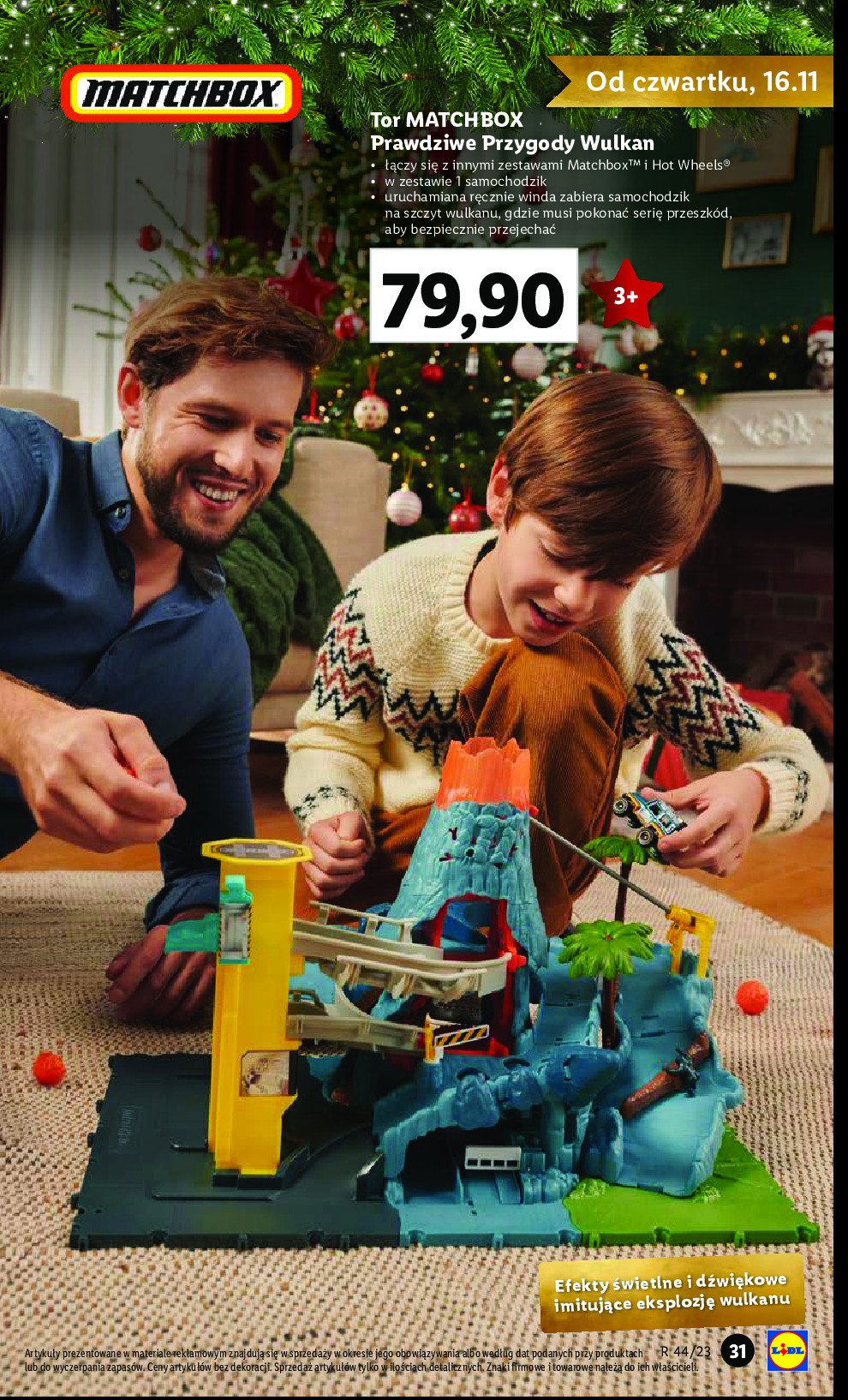 Tor prawdziwe przygody wulkan Matchbox promocja