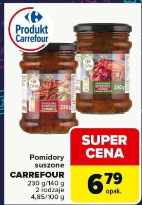 Pomidory suszone Carrefour promocja w Carrefour