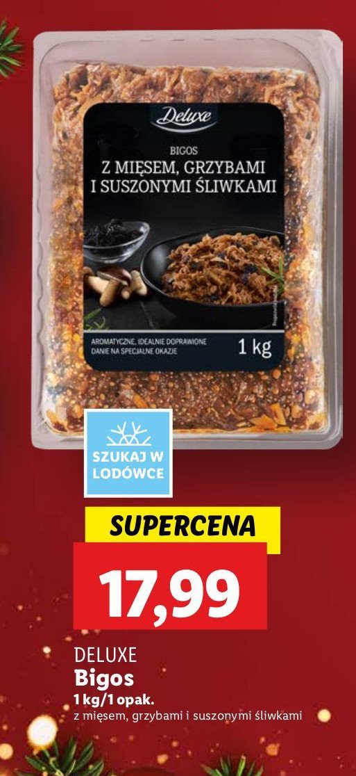 Bigos z mięsem i śliwkami Deluxe promocja w Lidl