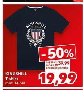 T-shirt m-3xl Kingshill promocja w Kaufland