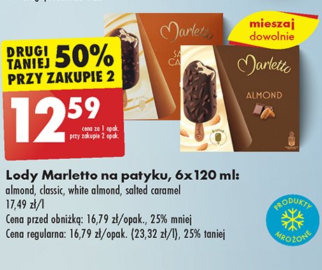 Lody salted caramel Marletto promocja