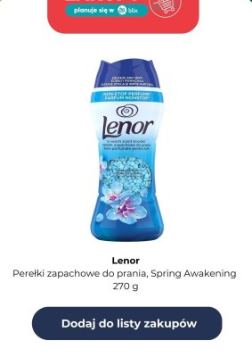 Perełki zapachowe do prania Spring Awakening promocja w Dino