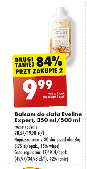 Balsam do ciała Eveline extra soft promocja w Biedronka