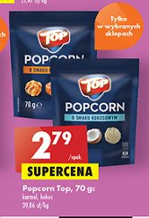 Popcorn karmel Top popcorn Top (biedronka) promocja