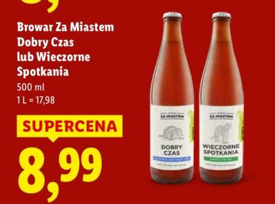 Piwo Dobry Czas promocja w Lidl