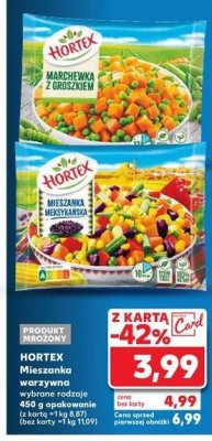 Marchewka z groszkiem Hortex promocja