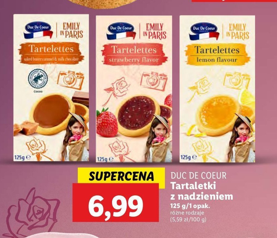 Tartaletki truskawkowe Duc de coeur promocja