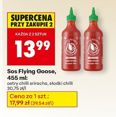 Sos Flying Goose: słodki chilli promocja w Biedronka