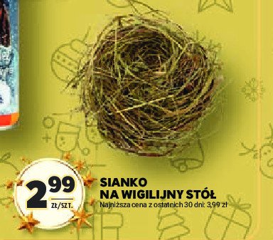 Sianko wigilijne promocja w Stokrotka