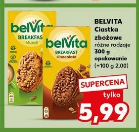 Ciastka czekoladowe Belvita promocja w Kaufland