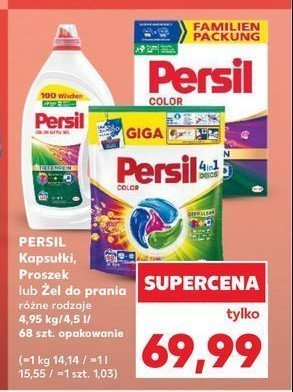 Żel do prania Persil color gel promocja