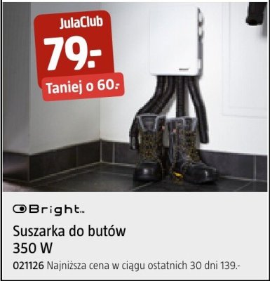 Suszarka do butów Bright 350 W promocja w Jula
