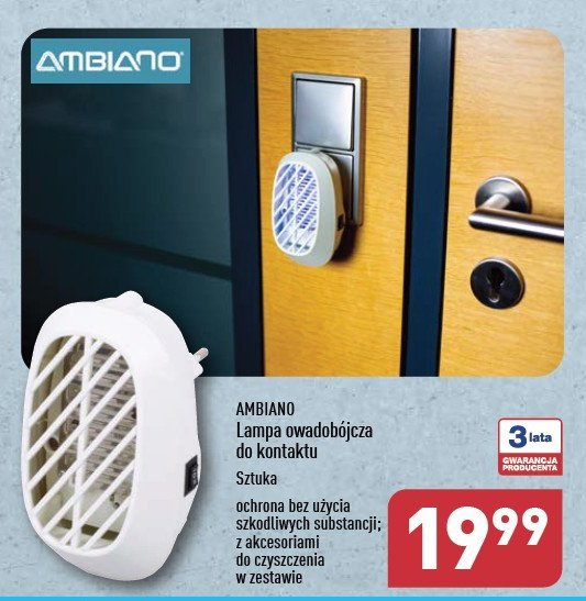 Lampa owadobójcza AMBIANO promocja