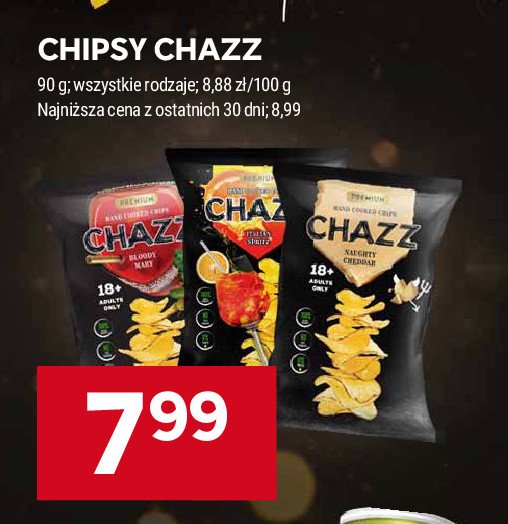 Chipsy naughty cheddar Chazz promocja