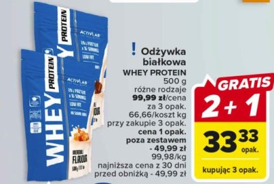 Odżywka białkowa o smaku karmelowym Activlab promocja