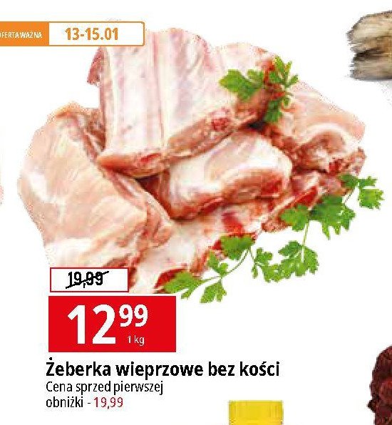 Żeberka wieprzowe promocja