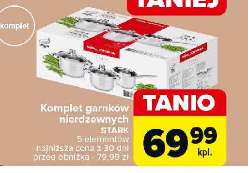 Komplet garnków stark Florina (florentyna) promocja