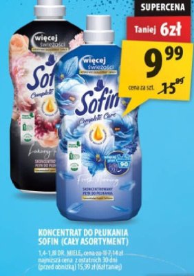 Koncentrat do płukania Sofin (cały asortyment) 0.5-1l (różne rodzaje) promocja w Arhelan