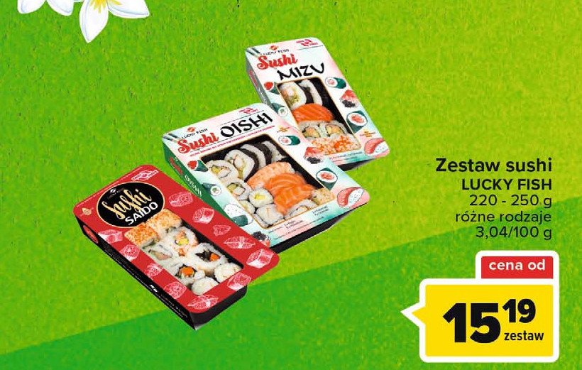 Zestaw sushi saido Lucky fish promocje