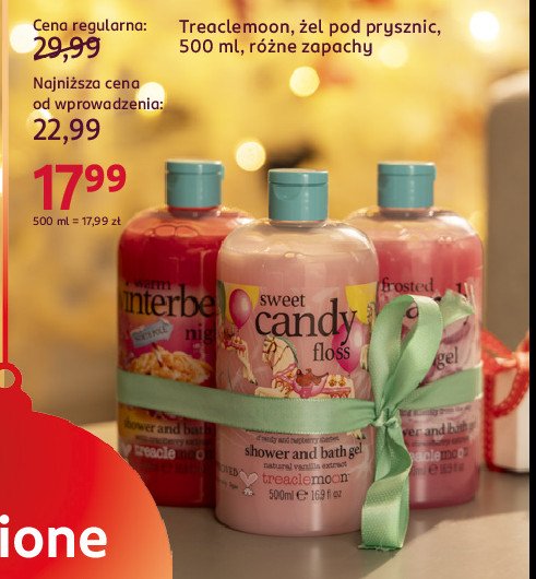 Żel pod prysznic sweet candy floss TREACLEMOON promocja w Rossmann