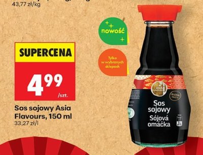 Sos sojowy Asia Flavours 150 ml promocja w Biedronka
