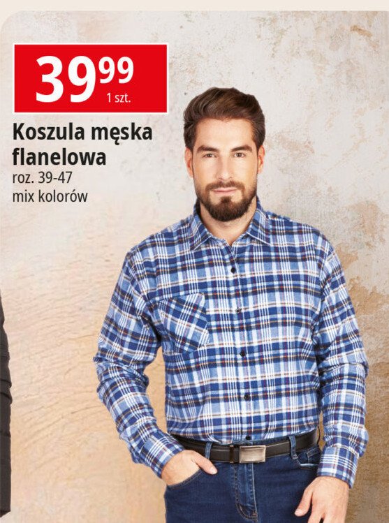 Koszula flanelowa męska promocja