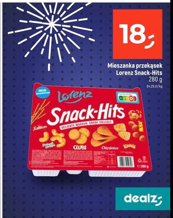 Snack mix LORENZ SNACK HITS promocja