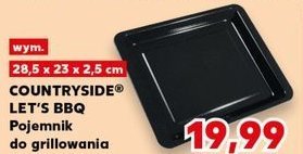 Pojemnik do grillowania 28.5 x 23 x 2.5 cm K-classic let's bbq promocja